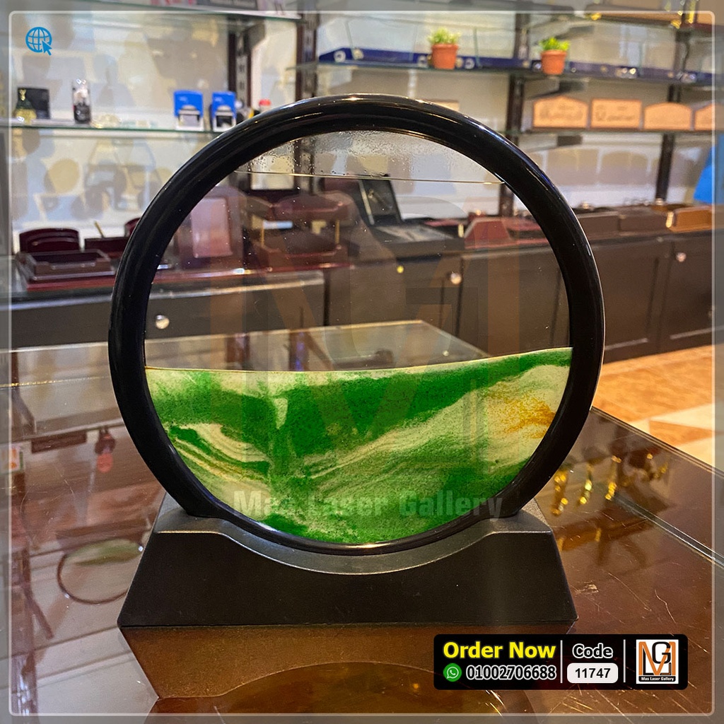 برواز رمل متحرك اسود 18 سم *9* | 11747