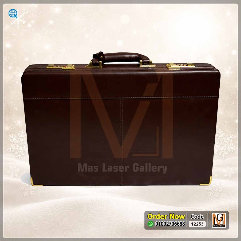 شنطة سامسونايت جلد بني | 12250