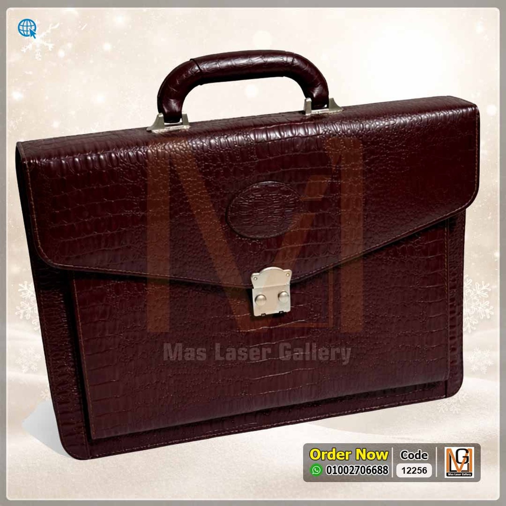 شنطة جلد  كحلي غامق | 12252