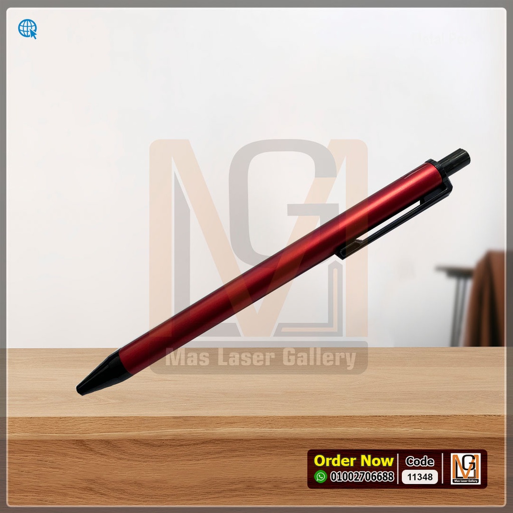 قلم معدن احمر *10* | 11348