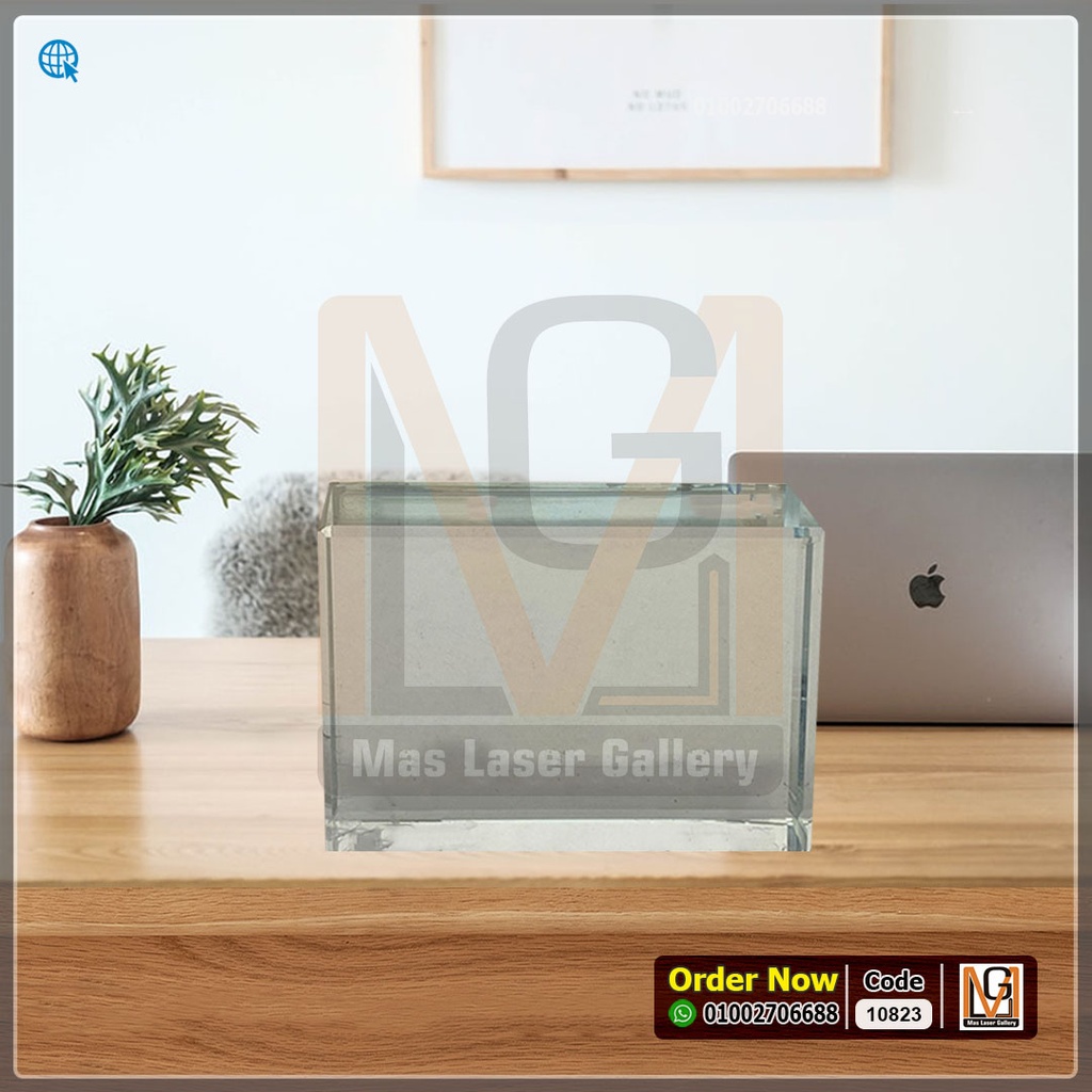 مستطيل كريستال 6 × 8 سم *21* | 10823