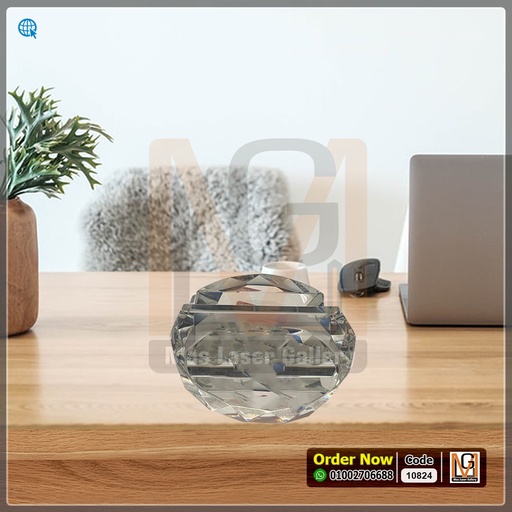 [332501] كراته كريستال دائرية *21* | 10824