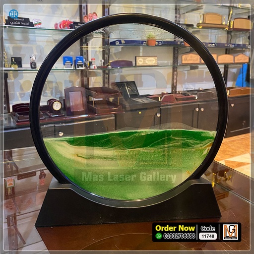 [335151] برواز رمل متحرك اسود 25 سم *9* | 11748