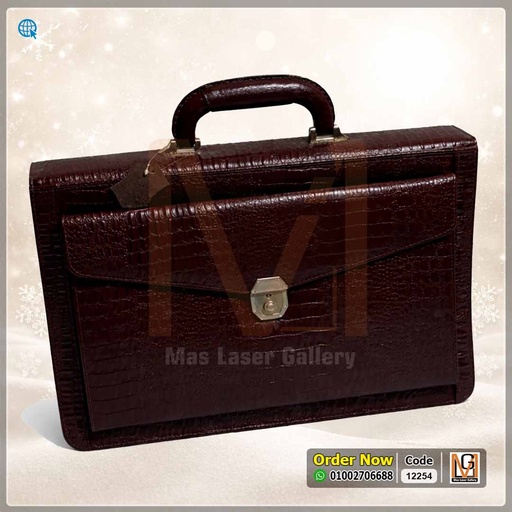 شنطة سامسونايت جلد اسود | 12251