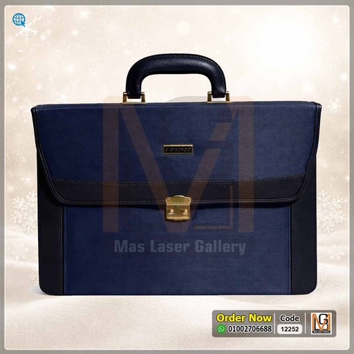 شنطة سامسونايت جلد طبيعي جلد بني | 12253